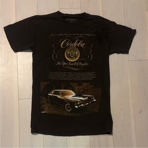 1970s Chrysler Cordoba Designed Graphic Tee Size M